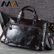 Load image into Gallery viewer, MVA Men Briefcases Genuine Leather Bags Men Briefcase Handbags Office Bags For Men's Bag Leather Laptop Bag Business Briefcases