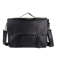 Load image into Gallery viewer, Bag men's Leather briefcase Male man laptop bag natural Leather for men Messenger bags men's briefcases