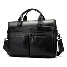 Load image into Gallery viewer, MVA Men Briefcases Genuine Leather Bags Men Briefcase Handbags Office Bags For Men's Bag Leather Laptop Bag Business Briefcases