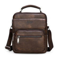 Load image into Gallery viewer, JEEP BULUO Brand Man Split Leather Crossbody Shoulder Messenger Bag For iPad Big Size Men's Handbags Famous Casual Business
