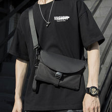 Load image into Gallery viewer, Fashion Trend Men Messenger Bag Pack Nylon Waterproof Casual Men's Shoulder Bag Black Functional Zipper Bag Crossbody for Male