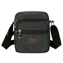 Load image into Gallery viewer, Canvas Crossbody Shoulder Bag Men Zipper Casual Travel Male Messenger Pack Men's Crossbody Bag Packs Phone Pouch sac a main