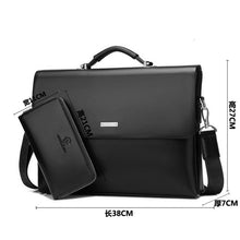 Load image into Gallery viewer, 2019 Brand Men Bag Real Genuine Leather Men's Briefcase Famous Brand Designer Shoulder Bags Laptop Messenger Bag Men Handbag