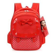 Load image into Gallery viewer, 3Pcs/Set Kids & Baby's Bags Girls School Bags Primary School Backpack Child Bowknot Heart Dot School Bag Children's Backpacks