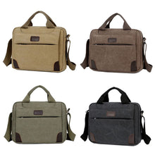 Load image into Gallery viewer, Fashion Men's Canvas Crossbody Hiking Military Messenger Sling Shoulder Bag Satchel Bags 28x6x22cm