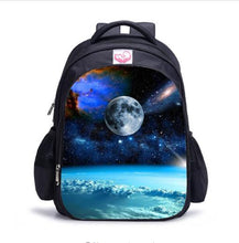Load image into Gallery viewer, 2019 School Bag Children Backpack Boys Girls Galaxy Space Backpacks Kids Baby's Bags Children Rucksack Teenager Bookbag