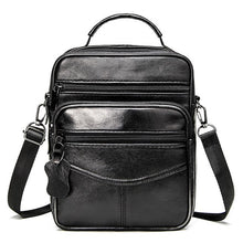 Load image into Gallery viewer, Casual Men's Business Genuine Leather Crossbody Bag Sheepskin Small Men Single Shoulder Messenger Bag High Quality Bolsa Handbag