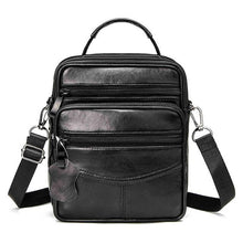 Load image into Gallery viewer, Casual Men's Business Genuine Leather Crossbody Bag Sheepskin Small Men Single Shoulder Messenger Bag High Quality Bolsa Handbag