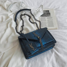 Load image into Gallery viewer, Brand Small square Bag Fashion New Women's Bag Handbag high quality Snake pattern shoulder Messenger Bag luxury Female Bag Purse
