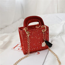 Load image into Gallery viewer, Children's Bag Korean Version 2019 New Sequin Bag Children's Single Shoulder Bag Mini Handbag Baby Straddle Bag