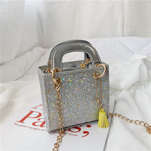 Load image into Gallery viewer, Children's Bag Korean Version 2019 New Sequin Bag Children's Single Shoulder Bag Mini Handbag Baby Straddle Bag