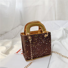 Load image into Gallery viewer, Children's Bag Korean Version 2019 New Sequin Bag Children's Single Shoulder Bag Mini Handbag Baby Straddle Bag