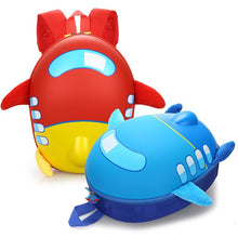 Load image into Gallery viewer, 2019 NEW Kids Baby's Bags 3D Cute Airplane Design Backpack Kids School Bags For Girls Boys Cartoon Shaped Children Backpacks