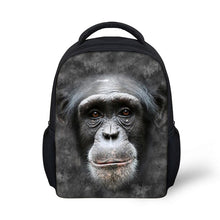 Load image into Gallery viewer, FORUDESIGNS Mini Schoolbag Lion 3D Printing Zoo Backpack With Zipper Baby Cute Kids School Bags for Baby's Girls Custom Gift Bag