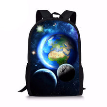 Load image into Gallery viewer, Customized School Bag Children Backpack Boys Girls Galaxy Space Backpacks Kids Baby's Bags Child Rucksack Teenager Bookbag 2018