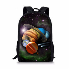 Load image into Gallery viewer, Customized School Bag Children Backpack Boys Girls Galaxy Space Backpacks Kids Baby's Bags Child Rucksack Teenager Bookbag 2018