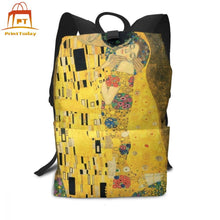 Load image into Gallery viewer, Klimt Backpack Klimt Backpacks Teenage Men's - Women's Bag Multifunction Sports Print High quality Trend Bags