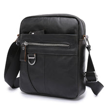 Load image into Gallery viewer, GO-LUCK Brand Genuine Leather Casual Business Small Men's Crossbody Shoulder Bag Men Cowhide Messenger Bags Cell Phone Pouch