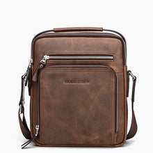 Load image into Gallery viewer, BISON DENIM Genuine Leather Men Bags Ipad Handbags Male Messenger Bag Man Crossbody Shoulder Bag Men's Travel Bags N2333