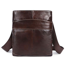 Load image into Gallery viewer, MVA Men's Bag Messenger Bag Men's Leather Shoulder Bag Men's Small Casual Messenger Bag for Ipad 703.