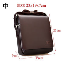 Load image into Gallery viewer, Free shipping! Authentic brand composite leather bag casual male shoulder briefcase kangaroo messenger bag men's travel bags