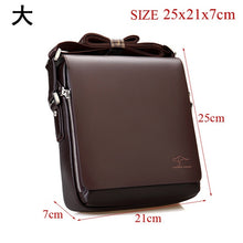 Load image into Gallery viewer, Free shipping! Authentic brand composite leather bag casual male shoulder briefcase kangaroo messenger bag men's travel bags