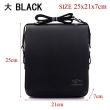 Load image into Gallery viewer, Free shipping! Authentic brand composite leather bag casual male shoulder briefcase kangaroo messenger bag men's travel bags