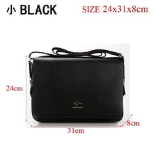 Load image into Gallery viewer, Free shipping! Authentic brand composite leather bag casual male shoulder briefcase kangaroo messenger bag men's travel bags
