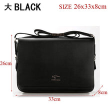 Load image into Gallery viewer, Free shipping! Authentic brand composite leather bag casual male shoulder briefcase kangaroo messenger bag men's travel bags
