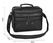 Load image into Gallery viewer, IVOTKOVA Business Men PU Leather Bag Natural  Men Messenger Bags Vintage Men's  Shoulder Crossbody Bag