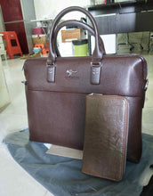 Load image into Gallery viewer, TIANHONGDAISHU Men Casual Briefcase Business Shoulder Leather Messenger Bags Computer Laptop Handbag Men's Travel Bags handbags