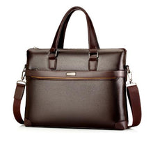 Load image into Gallery viewer, Man's Leather Bag Business Men Bags Laptop Tote Briefcases Male Crossbody Bags Shoulder Handbag High Quality Men's Messenger Bag