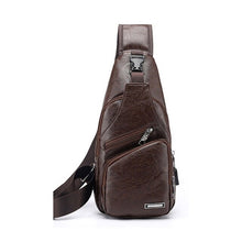 Load image into Gallery viewer, 2018 Hot New Multifunction Men's Fashion Crossbody Single Shoulder Bag USB Port Large Capacity Casual Chest Bags High Quality