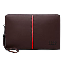 Load image into Gallery viewer, JEEP BULUO Luxury Brand Men's Handbag Day Clutches Bags For Phone High Quality Spilt Leather Wallet Hand bag Large Capacity Male