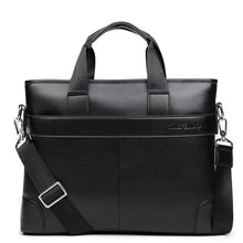 Load image into Gallery viewer, 2019 Men's Business Black Casual Bag pu leather Briefcase men's Tote bags Brown High quality male Business large capacity