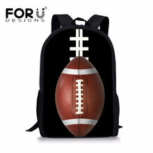 Load image into Gallery viewer, FORUDESIGNS 3D Foot Ball Pattern Backpack Schoolbag School Bags For Teenage Girls and Boys Kids Baby's Bags Book Bags Satchel