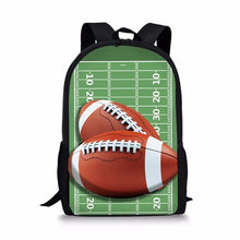 Load image into Gallery viewer, FORUDESIGNS 3D Foot Ball Pattern Backpack Schoolbag School Bags For Teenage Girls and Boys Kids Baby's Bags Book Bags Satchel