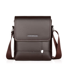 Load image into Gallery viewer, 2019 New Business Travel Men's PU Solid Color Large Capacity Messenger Bag Classic Design Casual High Quality Messenger Bag