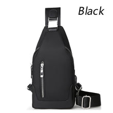 Load image into Gallery viewer, Men's Messenger bag shoulder Oxford cloth Chest Bags Crossbody Casual messenger bags Man USB charging Multifunction Handbag