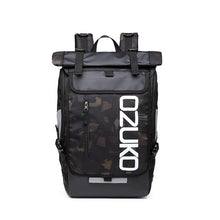 Load image into Gallery viewer, OZUKO 2019 New Large Men's Bag Travel Backpack Casual School Bag for Teenagers 14-15 inch Laptop masculina Shoulder Bags Mochila
