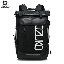 Load image into Gallery viewer, OZUKO 2019 New Large Men's Bag Travel Backpack Casual School Bag for Teenagers 14-15 inch Laptop masculina Shoulder Bags Mochila