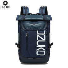 Load image into Gallery viewer, OZUKO 2019 New Large Men's Bag Travel Backpack Casual School Bag for Teenagers 14-15 inch Laptop masculina Shoulder Bags Mochila