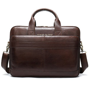 WESTAL men's leather bag men's briefcase office bags for men bag man's genuine leather laptop bags male tote briefcase handbag