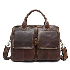 MVA Men Briefcases Genuine Leather Bags Men Briefcase Handbags Office Bags For Men's Bag Leather Laptop Bag Business Briefcases