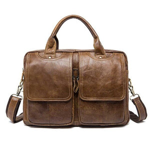 MVA Men Briefcases Genuine Leather Bags Men Briefcase Handbags Office Bags For Men's Bag Leather Laptop Bag Business Briefcases