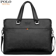 Load image into Gallery viewer, VICUNA POLO Simple Design Leisure Men&#39;s Leather Laptop Handbag Casual Business Man Briefcase Computer Shoulder Bags