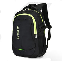 Load image into Gallery viewer, Men's Nylon Computer Solid Color Backpack Leisure Travel Wild Design Large Capacity Student School Bag Handsome Youth Backpack