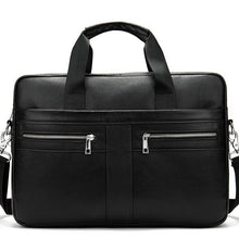 Load image into Gallery viewer, WETSTAL Business Men&#39;s Briefcases Men&#39;s Bag Genuine Leather Messenger Bags Laptop Bag Leather Briefcase Office Bags for Men 2019