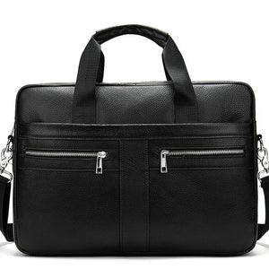 WETSTAL Business Men's Briefcases Men's Bag Genuine Leather Messenger Bags Laptop Bag Leather Briefcase Office Bags for Men 2019