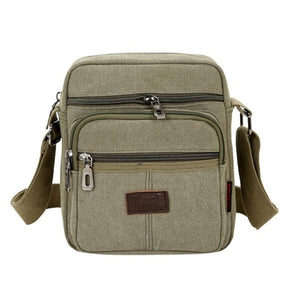 Canvas Crossbody Shoulder Bag Men Zipper Casual Travel Male Messenger Pack Men's Crossbody Bag Packs Phone Pouch sac a main